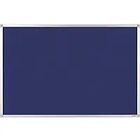 Viking Vilt Prikbord Wandmontage 90 (B) x 0,81 (D) x 60 (H) cm Aluminium Blauw