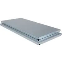 MANORGA ISOBOIS Legbord 2 Planken Gegalvaniseerd staal 1,000 x 300 x 62.5 mm Grijs 2 Stuks