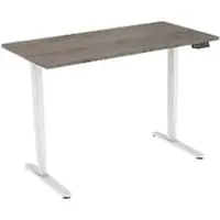 Euroseats Zit-sta-bureau Rechthoekig Logan Eiken T-Voet 1.600 (B) x 800 (D) x 1.275 (H) mm Metaal