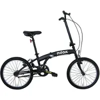 Nilox Licht en opvouwbaar Stadsfiets Nilox Zwart 20"