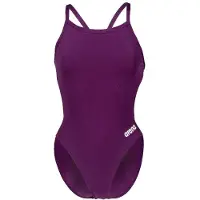 Arena - Women's Team Swimsuit Challenge Solid - Badpak 32, purper