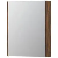 Ink SPK2 Spiegelkast 1 Deur - 60x74cm - Noten - Spiegels, Spiegelkasten - 8718835051907