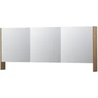 Ink SPK3 Spiegelkast 3 Deuren - 180x74cm - Fineer Ash Grey - Spiegels, Spiegelkasten - 8718835091774