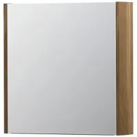Ink SPK1 Spiegelkast 1 Deur - 60x60cm - Massief Eiken Aqua - Spiegels, Spiegelkasten - 8718835100216