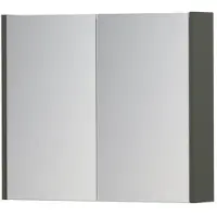 Ink SPK1 Spiegelkast 2 Deuren - 70x60cm - Mat Beton Groen - Spiegels, Spiegelkasten - 8718835100568