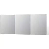 Ink SPK1 Spiegelkast 3 Deuren - 160x60cm - Mat Wit - Spiegels, Spiegelkasten - 8718835102128
