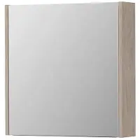 Ink SPK1 Spiegelkast 2 Deuren - 70x60cm - Ivoor Eiken - Spiegels, Spiegelkasten - 8718835157074