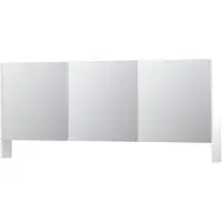 Ink SPK3 Spiegelkast 3 Deuren - 180x74cm - Mat Wit - Spiegels, Spiegelkasten - 8718835091569