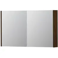 Ink SPK1 Spiegelkast 2 Deuren - 100x60cm - Koper Eiken - Spiegels, Spiegelkasten - 8718835101183