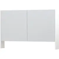 Ink SPK3 Spiegelkast 2 Deuren - 120x74cm - Mat Wit - Spiegels, Spiegelkasten - 8718835090814