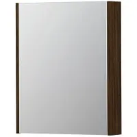 Ink SPK2 Spiegelkast 1 Deur - 60x74cm - Koper Eiken - Spiegels, Spiegelkasten - 8718835051921