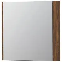 Ink SPK1 Spiegelkast 1 Deur - 60x60cm - Noten - Spiegels, Spiegelkasten - 8718835100049