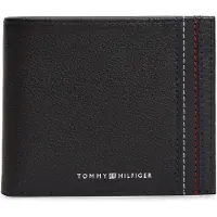 Tommy Hilfiger TH Central Portemonnee Leer 11.5 cm zwart