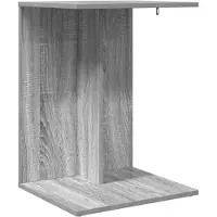 vidaXL Bijzettafel Grijs Sonoma 45 x 40 x 62,5 cm Bewerkt hout
