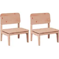 vidaXL Tuinstoelen 2 st 60x52,5x72 cm massief douglashout