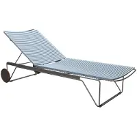 Houe Ligbed Click Adjustable Chaise Longue Dusty Light Blue