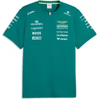 Puma x ASTON MARTIN ARAMCO F1 TEAM Replica uniseks T-shirt, Groen, Maat 3XL