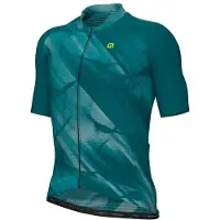 ALÉ - Pragma Crash S/S Jersey - Fietsshirt S, blauw/turkoois