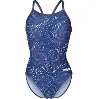 Arena - Women's Fireflow Swimsuit Lightdrop Back - Badpak 40, blauw