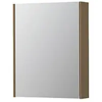 Ink SPK2 Spiegelkast 1 Deur - 60x74cm - Olijf Eiken - Spiegels, Spiegelkasten - 8718835397586