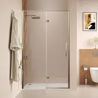 Saniclear Pure douchedeur 100cm verouderd messing