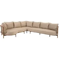 4 Seasons Outdoor Martinique loungebank 3-delig - amber