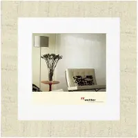 Walther design Home - Houten lijst - Fotoformaat 40x40 cm - Crème Wit