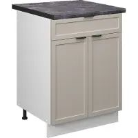 Vicco Fame-Line Keukenonderkast – 60 cm met lade, WB Antraciet GrijsBeige