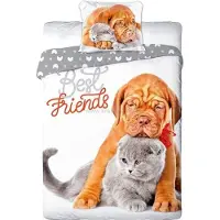 Sweet Home dekbedovertrek Best friends - katoen - 1-persoons