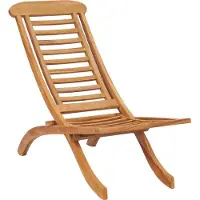 Syfax Opklapbare stoel 50x90x69 cm Massief teakhout