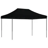 Syfax Partytent inklapbaar pop-up 410x279x315 cm zwart