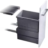 Hailo Cargo Synchro afvalsysteem voor kastbreedte 30cm grijs 30 Liter