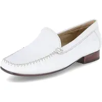 Sioux - CAMPINA - Instappers - Kleur: Wit/beige - Maat: 42