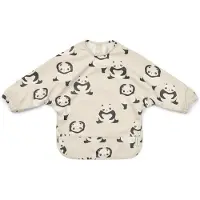 Liewood - Merle Printed Cape Bib - Panda / Sandy - One size