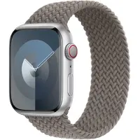 Apple Gevlochten solobandje voor de Watch | 44/45/46/49 mm - Maat 10 - Clay