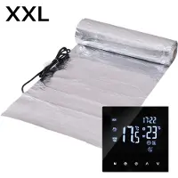 Pro-mat 50 m² - XXL complete folie vloerverwarming set 150 watt met 16A wifi thermostaat + load module - vloerverwarming matten - vloerverwarming matten