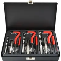 GEKO Voertuig gereedschap, Schroefdraadreparatieset, M6 - M10, 88 stuks.