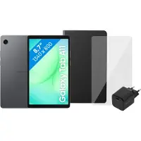 Samsung Galaxy Tab A11 8,7 inch 64GB Wifi + 4G Grijs + Compleet Accessoirepakket