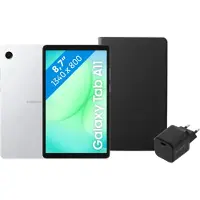 Samsung Galaxy Tab A11 8,7 inch 128GB Wifi Zilver + Basis Accessoirepakket