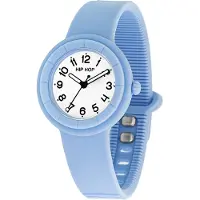 Hip Hop Analoog horloge 'HERO.DOT' lichtblauw / wit