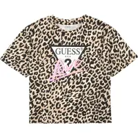 GUESS Shirt lichtbruin / eosine / zwart / wit