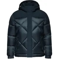OMBRE Winterjas donkerblauw