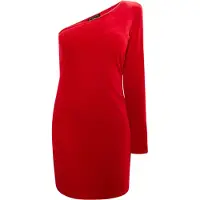 Faina Cocktailjurk lichtrood