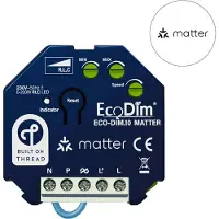 EcoDim Matter dimmer module 0-250W | Fase aan- en afsnijding (RLC) | DIM.10