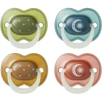 Tommee tippee NightGlow gloeit in het donker fopspeen - 18-36 maanden - 4 stuks - orthodontische speen -100% BPA-vrij - nachtkleuren