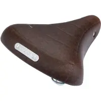 Selle Royal Vintage fietszadel - Klassiek ontwerp - Comfortabel Royal Gel - Bruin - Zonder strop