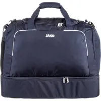 Jako Classico Sporttas Navy - Zwart - Wit