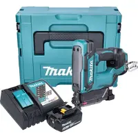 Makita Tacker + spijkerpistool, DPT 353 RT1J 18 V Li-Ion accu pennenlikker in Makpac + 1 x 5,0 Ah accu + lader