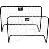 Umbro Dunlop Voetbaldoel 78 x 56 x 45 cm - Voetbaldoeltjes Set van 2 -