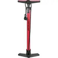 Dunlop Fietspomp - Fiets Pomp voor , Schrader en Frans Ventiel - Staande Pomp Incl. Adaptoren voor Waterspeelgoed en Ballen